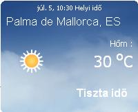 Mallorcai időjárás előrejelzés, 2010. július 5.